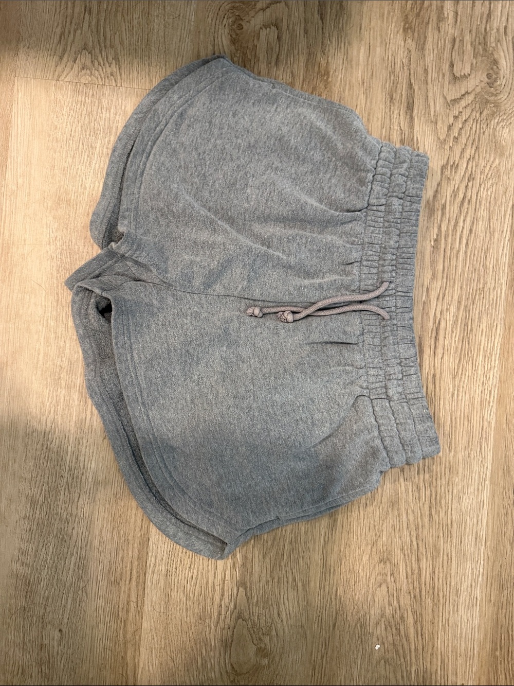 wild fable Heather Gray Athletic Knit Drawstring Shorts